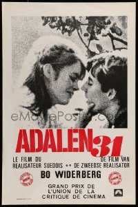 5p218 ADALEN '31 Belgian '70 Bo Widerberg's Swedish Cannes Grand Prix winner!