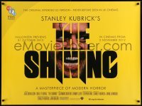 5p103 SHINING advance British quad R12 King & Kubrick horror, crazy Jack Nicholson!
