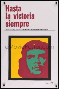 5p022 HASTA LA VICTORIA SIEMPRE Cuban silkscreen R90s cool artwork of Che Guevara by Rostgaard!