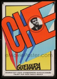 5p387 EL CHE GUEVARA Czech 23x32 '71 Paolo Heusch's El Che Guevara, Wimmer art!