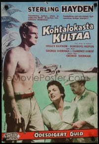 5p208 TEN DAYS TO TULARA Finnish '59 Sterling Hayden & Grace Raynor chased across S. America!