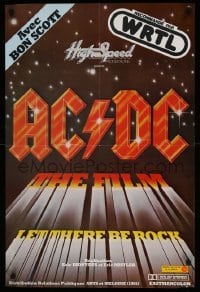 5p603 LET THERE BE ROCK French 21x32 '82 AC/DC, Angus Young, Bon Scott, heavy metal, different art