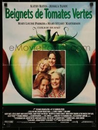 5p644 FRIED GREEN TOMATOES French 16x21 '92 Kathy Bates, Jessica Tandy, Parker, Masterson!