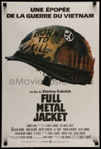 5p645 FULL METAL JACKET French 15x23 '87 Stanley Kubrick's Vietnam War movie, Castle art!