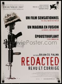 5p693 REDACTED French 16x22 '07 Brian De Palma directed, truth is the first casualty of war!