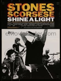 5p700 SHINE A LIGHT French 16x21 '08 Scorsese's Rolling Stones documentary, cool b/w image!