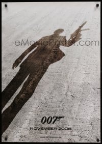 5p016 QUANTUM OF SOLACE teaser DS German '08 Daniel Craig as James Bond, cool shadow image!