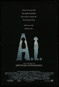 5r024 A.I. ARTIFICIAL INTELLIGENCE int'l 1sh '01 Spielberg, Haley Joel Osment, Jude Law!
