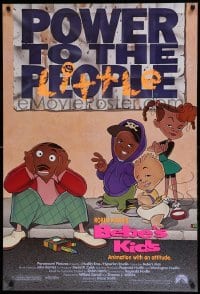 5r099 BEBE'S KIDS 1sh '92 Robin Harris' cartoon, power to the little people!