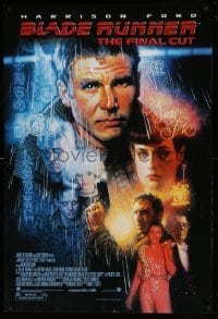5r114 BLADE RUNNER 1sh R07 Ridley Scott sci-fi classic, art of Harrison Ford by Drew Struzan!