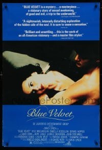 5r127 BLUE VELVET 1sh '86 directed by David Lynch, sexy Isabella Rossellini, Kyle MacLachlan