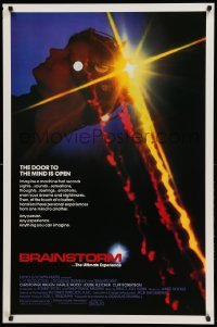 5r137 BRAINSTORM 1sh '83 Christopher Walken, Natalie Wood, the ultimate experience!