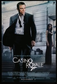 5r156 CASINO ROYALE advance 1sh '06 Daniel Craig as James Bond & sexy Eva Green!