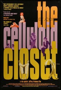5r164 CELLULOID CLOSET 1sh '96 documentary about homosexuals in Hollywood!