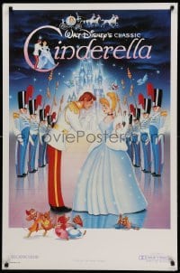 5r182 CINDERELLA int'l 1sh R87 Walt Disney classic romantic musical fantasy cartoon!