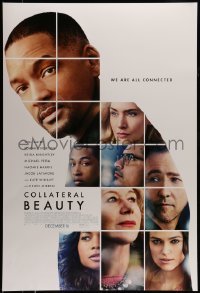 5r191 COLLATERAL BEAUTY advance DS 1sh '16 Will Smith, Norton, Knightley, we are all connected!