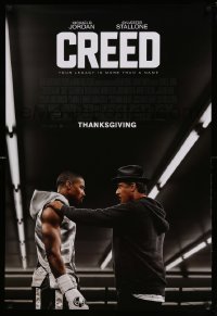 5r203 CREED advance DS 1sh '15 image of Sylvester Stallone as Rocky Balboa with Michael Jordan!