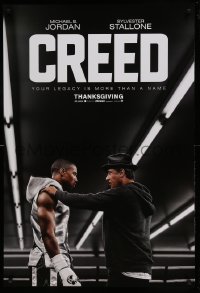 5r204 CREED teaser DS 1sh '15 image of Sylvester Stallone as Rocky Balboa with Michael Jordan!
