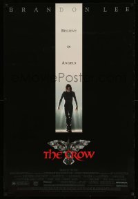 5r207 CROW 1sh '94 Brandon Lee's final movie, believe in angels, cool image!
