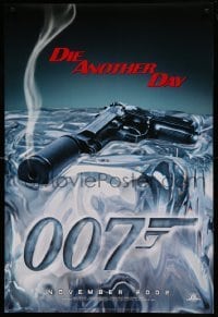 5r240 DIE ANOTHER DAY teaser DS 1sh '02 Pierce Brosnan as James Bond, cool image of gun melting ice