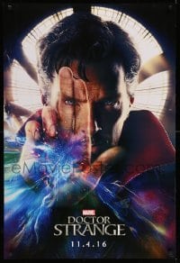 5r244 DOCTOR STRANGE teaser DS 1sh '16 sci-fi image of Benedict Cumberbatch in the title role!
