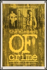 5r263 ELEMENT OF CRIME 1sh '87 Lars von Trier's Forbrydelsens Element, Danish!