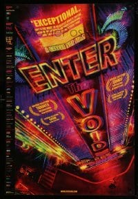 5r270 ENTER THE VOID 1sh '10 directed by Gaspar Noe, striking colorful image!