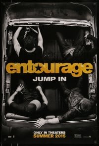 5r272 ENTOURAGE teaser DS 1sh '15 Jeremy Piven, Kevin Connelly, Liam Neeson, jump in!