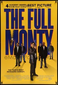 5r321 FULL MONTY 1sh '97 Peter Cattaneo, Robert Carlyle, Tom Wilkinson, Addy, male strippers!