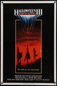 5r365 HALLOWEEN III 1sh '82 Season of the Witch, Tom Atkins & Stacey Nelkin, horror!