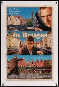 5r436 IN BRUGES DS 1sh '08 Colin Farrell, Brendan Gleeson, Ralph Fiennes!