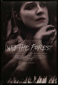 5r453 INTO THE FOREST DS 1sh '15 Ellen Page, Evan Rachel Wood, hope is power, novel by Jean Hegland