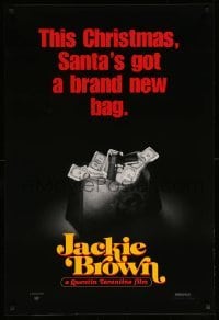 5r463 JACKIE BROWN teaser 1sh '97 Quentin Tarantino, Santa's got a brand new bag!