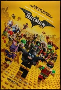 5r507 LEGO BATMAN MOVIE teaser DS 1sh '17 always be yourself, unless you can be Batman, February!