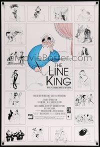 5r518 LINE KING 1sh '96 The Al Hirschfeld Story, art of The Marx Bros., Streisand, Hepburn & more!