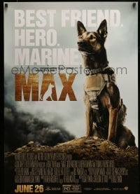 5r573 MAX advance DS 1sh '15 wonderful image of canine dog hero in uniform!