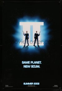 5r583 MEN IN BLACK II teaser DS 1sh '02 alien hunters Tommy Lee Jones & Smith battle new scum!