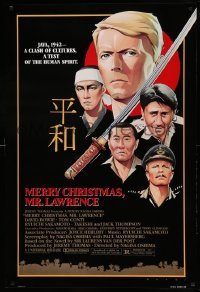 5r586 MERRY CHRISTMAS MR. LAWRENCE 1sh '83 David Bowie in World War II Japan!