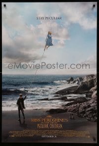 5r595 MISS PEREGRINE'S HOME FOR PECULIAR CHILDREN style B advance DS 1sh '16 Purnell being flown!