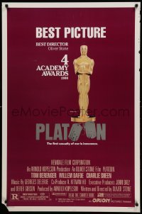 5r666 PLATOON style B awards 1sh '86 Oliver Stone, Vietnam, the first casualty of war is Innocence!