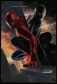 5r815 SPIDER-MAN 3 teaser DS 1sh '07 Raimi, the battle within, Maguire in red/black suits, textured