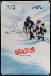 5r816 SPIES LIKE US 1sh '85 Chevy Chase, Dan Aykroyd, directed by John Landis!