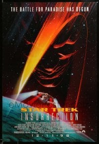 5r840 STAR TREK: INSURRECTION advance DS 1sh '98 sci-fi image of the Enterprise & F. Murray Abraham!