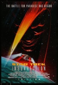 5r839 STAR TREK: INSURRECTION advance 1sh '98 sci-fi image of the Enterprise and F. Murray Abraham!