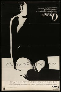 5r851 STORY OF O 1sh '76 Histoire d'O, Udo Kier, x-rated, sexy silhouette image!