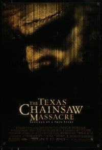 5r886 TEXAS CHAINSAW MASSACRE advance 1sh '03 cool horror image, Jessica Biel, Jonathan Tucker