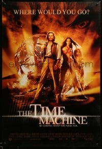 5r899 TIME MACHINE DS 1sh '02 great image of Guy Pearce & sexy Samatha Mumba!