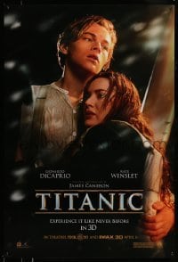 5r901 TITANIC IMAX DS 1sh R12 April 6 style, Leonardo DiCaprio, Kate Winslet, James Cameron!