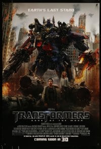 5r918 TRANSFORMERS: DARK OF THE MOON advance DS 1sh '11 directed by Michael Bay!