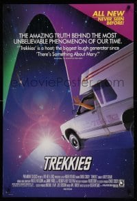 5r920 TREKKIES DS 1sh '99 Star Trek fan documentary, wacky truck-in-space art!